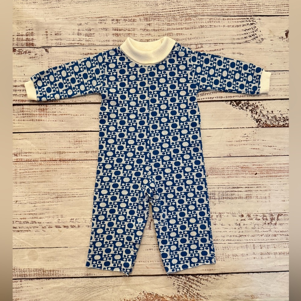 Vintage Healthtex 1970’s Romper Jumper size 12 Months Baby Clothes Jumpsuit